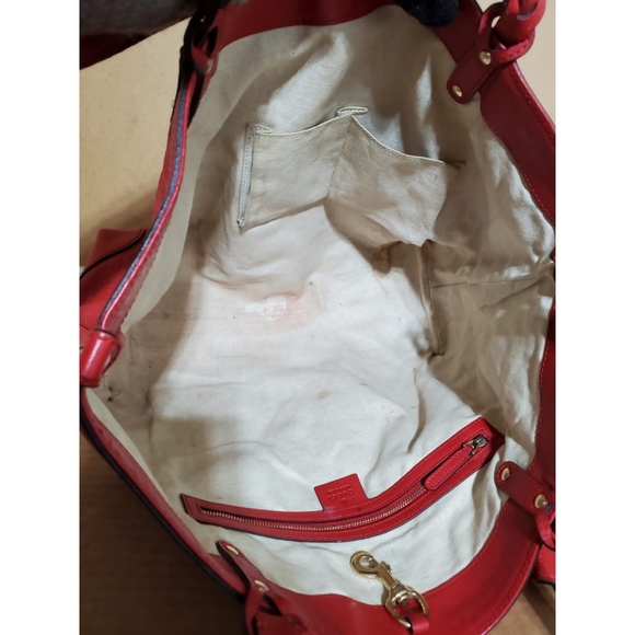 Gucci Craft Tote Diamante Leather Red - Picture 12 of 12